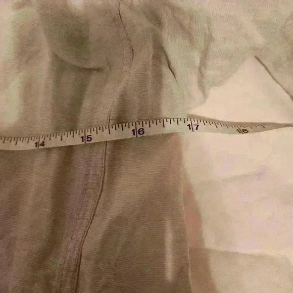 Eileen Fisher Trench Modern Jacket Slate Grey Gray Beige Nude zip up coat Rain - Picture 7 of 10